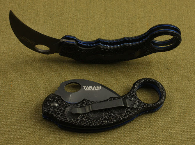 Claw knife (semi-serrated, full edge)