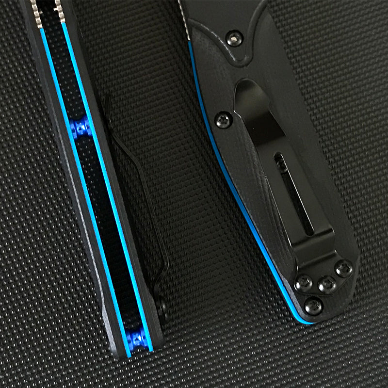 Liome 945 AXIS Folding Knife Outdoor Tactical Camping Pocket Knives Dual Color G10 Handle Lifesaving Safety Portable EDC Tool