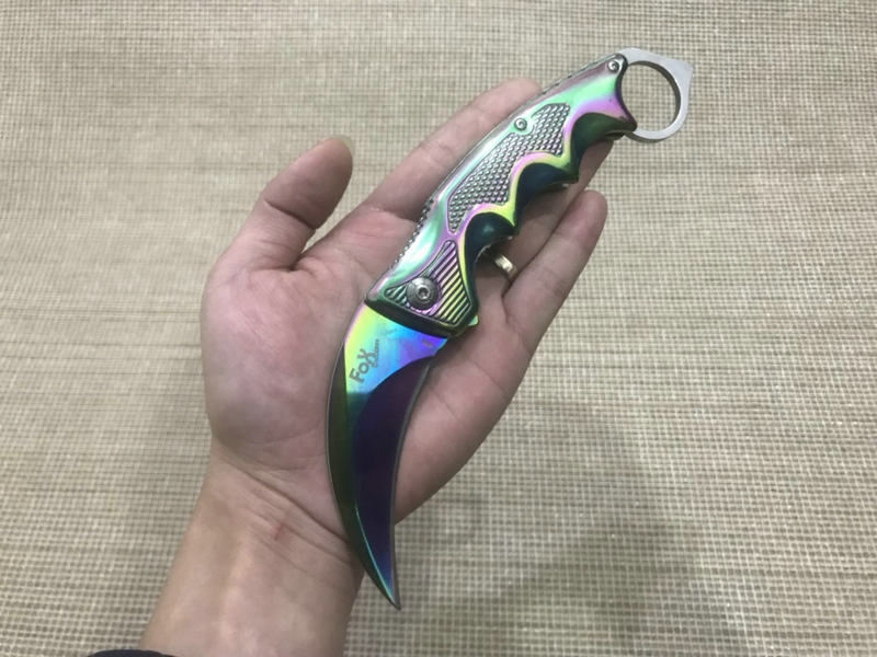 B63 quick-opening folding claw knife