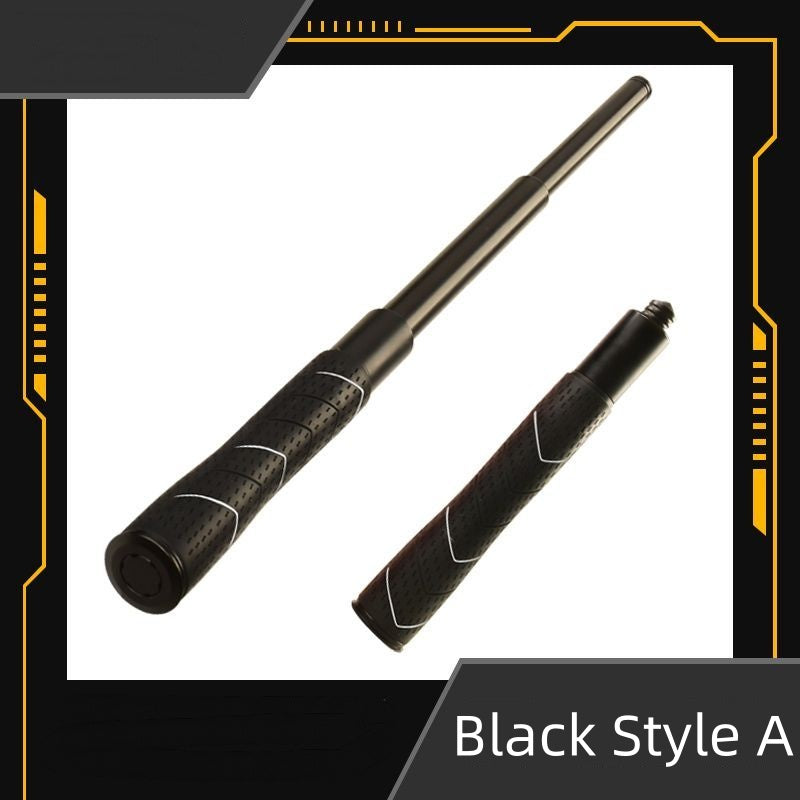 Portable car-mounted mechanical baton, expandable baton, three-section baton, legal self-defense weapon