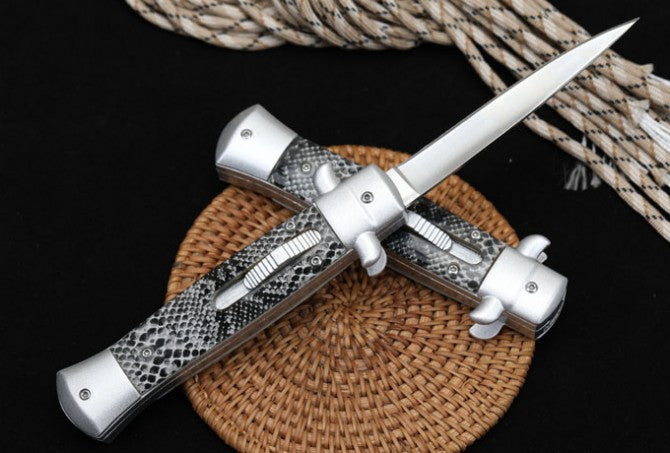 OTF Knife - Snake Skin Pattern