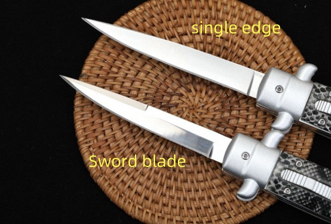 OTF Knife - Snake Skin Pattern