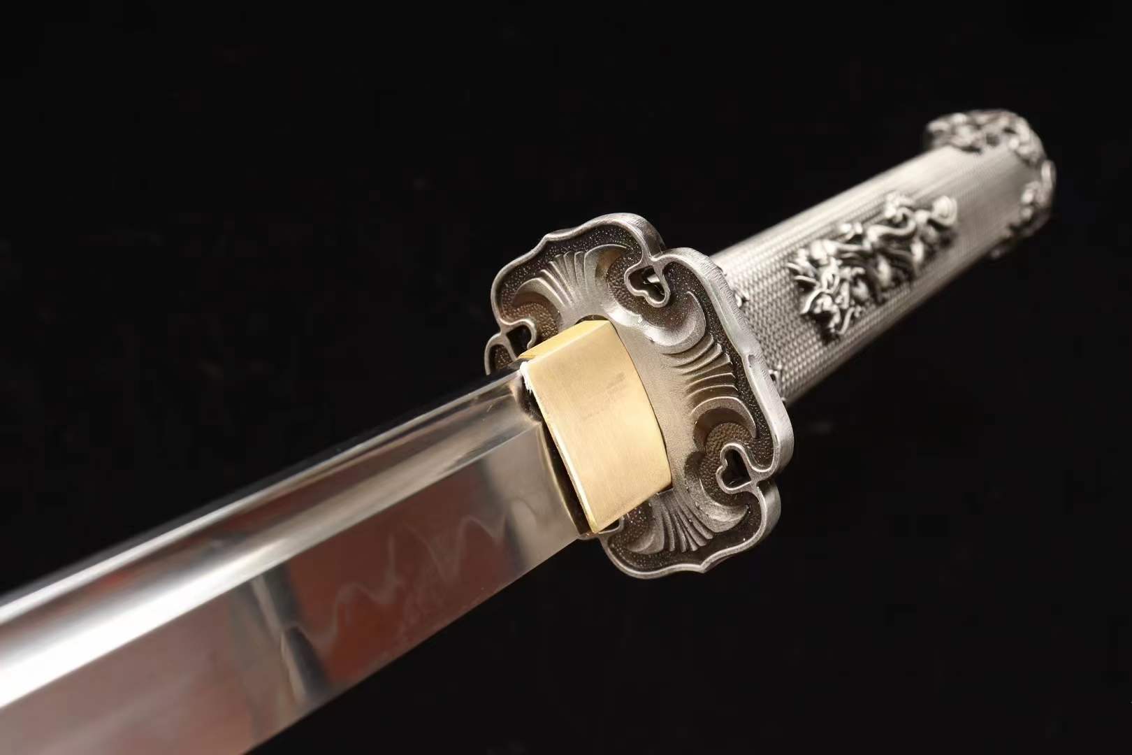 Handmade Japanese Tachi Odachi Water Dragon水龍 T10 Steel Burn Blade