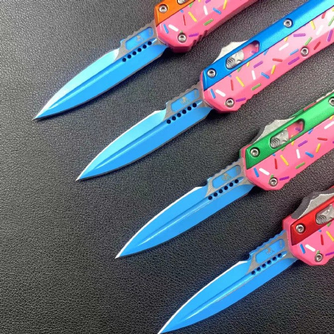 Mini Cobra OTF Knife Doughnut Edition