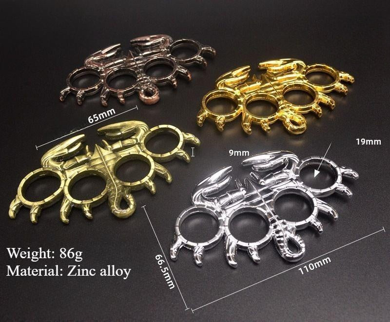 Thick High Strength Tactical Finger Ring - Outdoor Multifunctional Self-defense Defense Security Protection Equipment