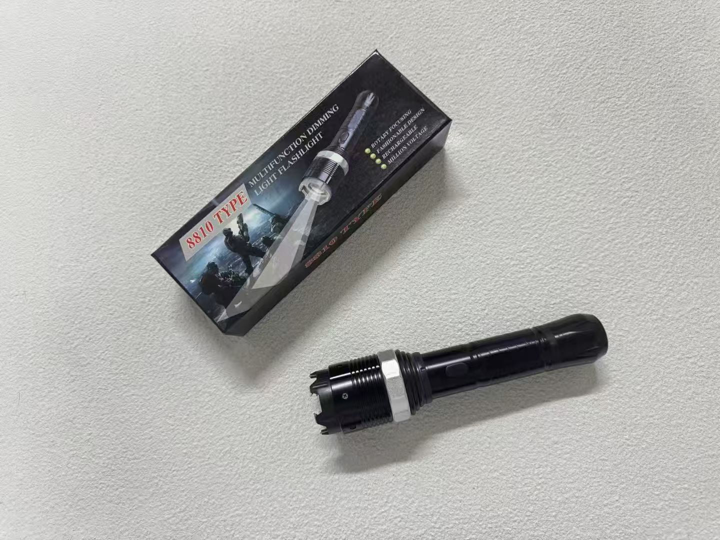 🔥8810 High-Power Flashlight High-powered strobe ligh