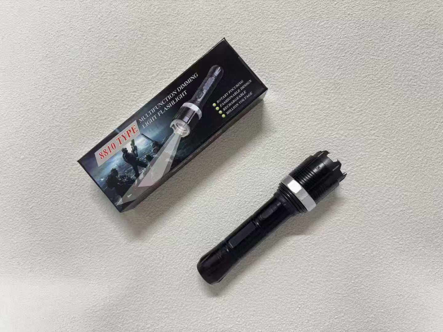 🔥8810 High-Power Flashlight High-powered strobe ligh