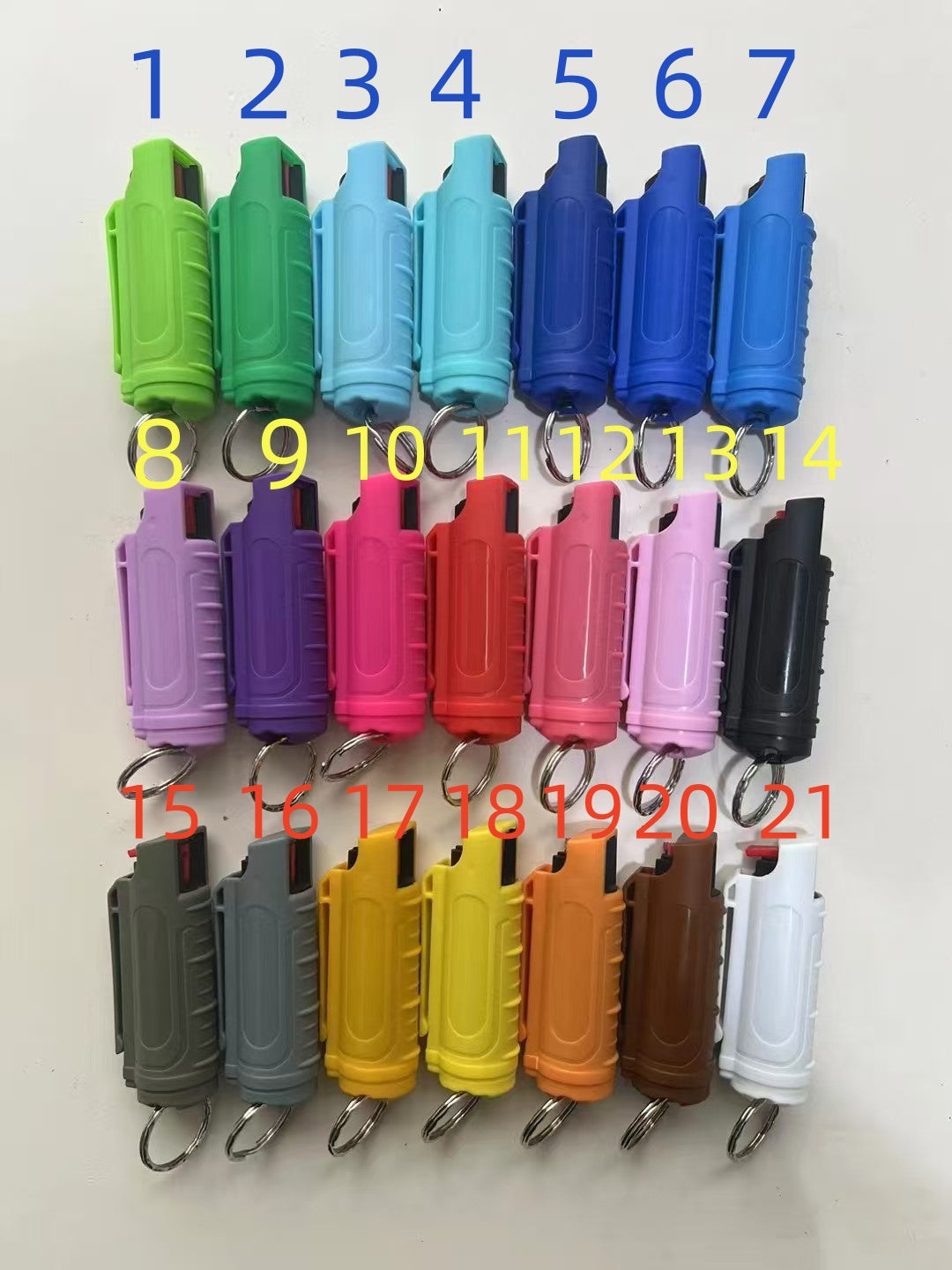 Buy 5 get 2 free!Self Defense Pepper Spray, Multiple Specifications, Portable & Easy to Carry Personal Protection Weapon