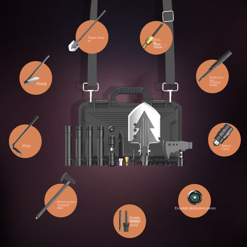 Multifunctional Shovel Suit Outdoor Toolbox