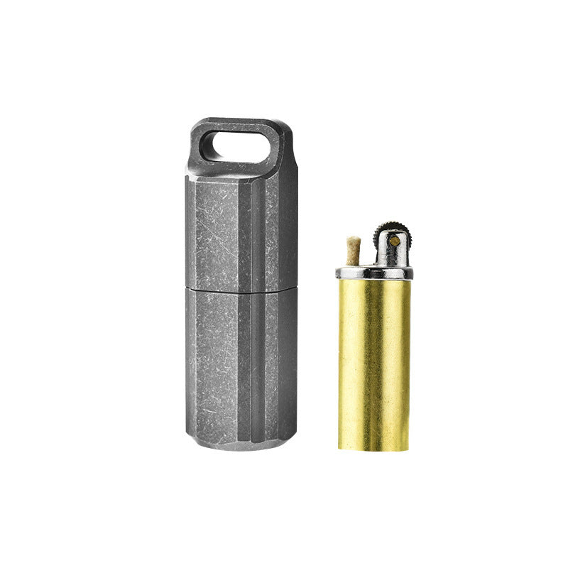 Titanium Sealed Waterproof Keychain Box