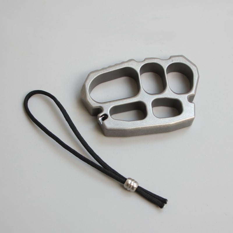 Solid Steel Knuckle Duster Self-Defense EDC Tool