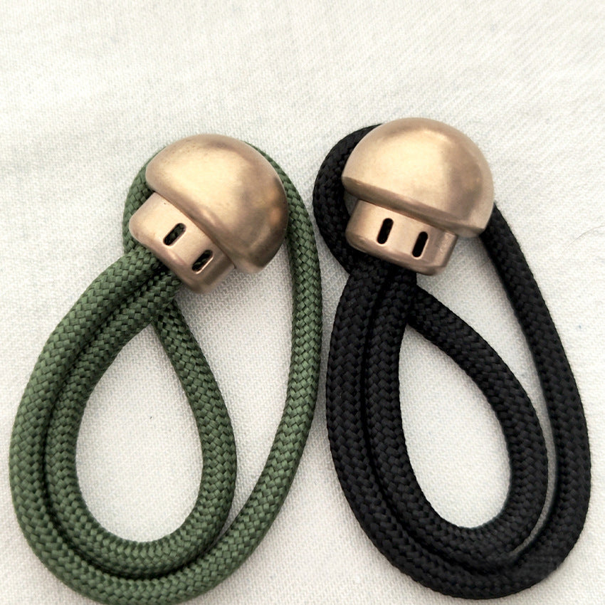 Brass Mushroom Pendant Umbrella Rope DIY Tool