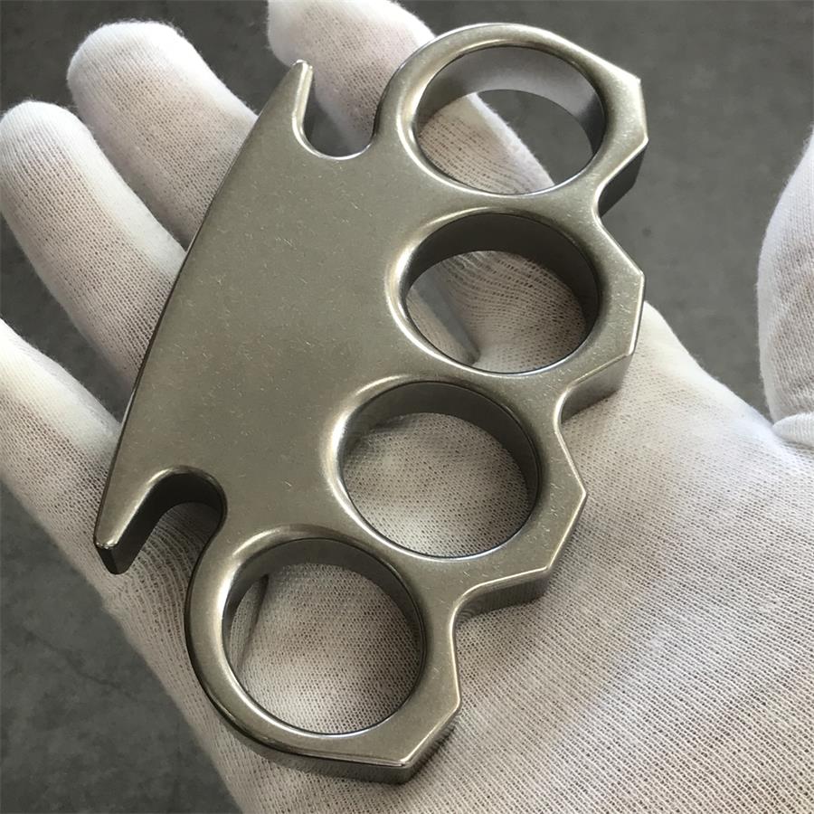 The KING Stonewashed Steel Knuckle Dusters