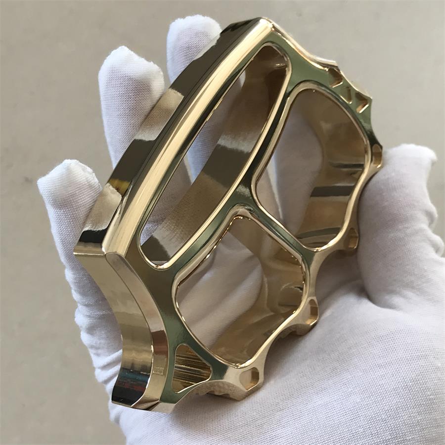 Thickened Solid Brass Knuckle Duster Broken Window EDC Tool