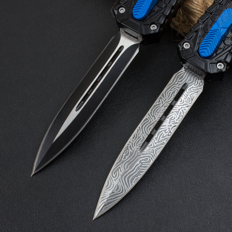 Out-the-Front (OTF) automatic knife