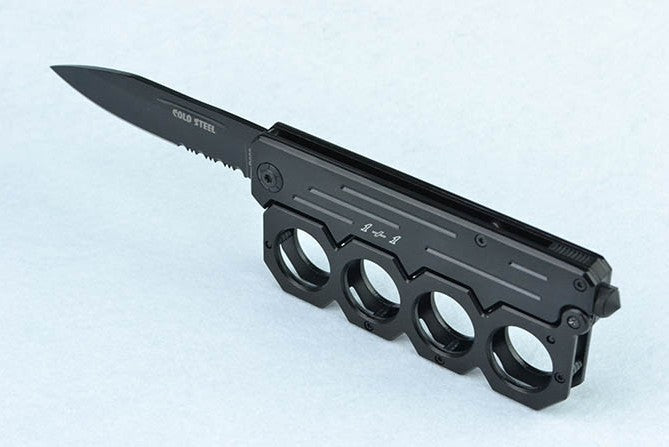 Knuckle guard quick-opening folding knife