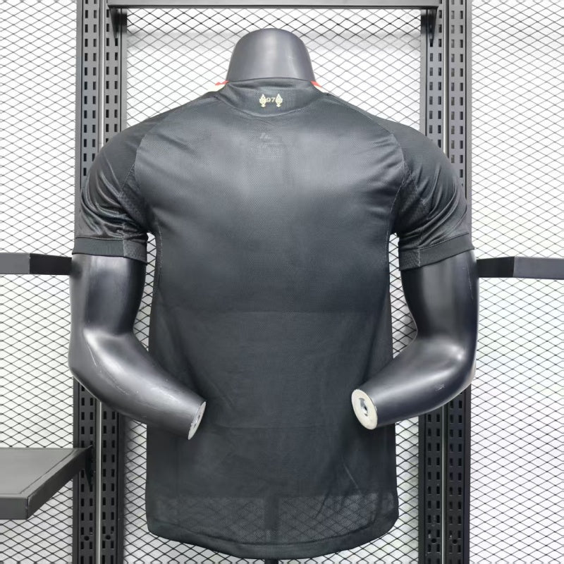 25-26 You'll Never Walk Alone.Liverpool home and away jerseys can have numbers customized.