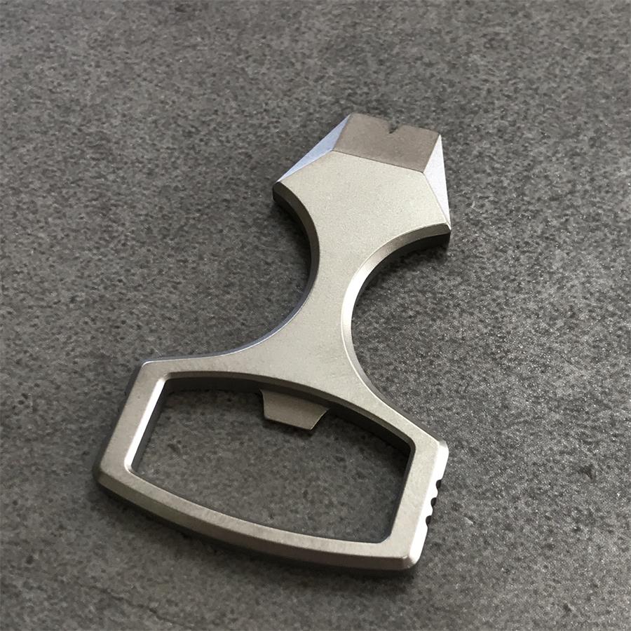 Portable Multi-Use Pry Bar Tool with Bottle Opener