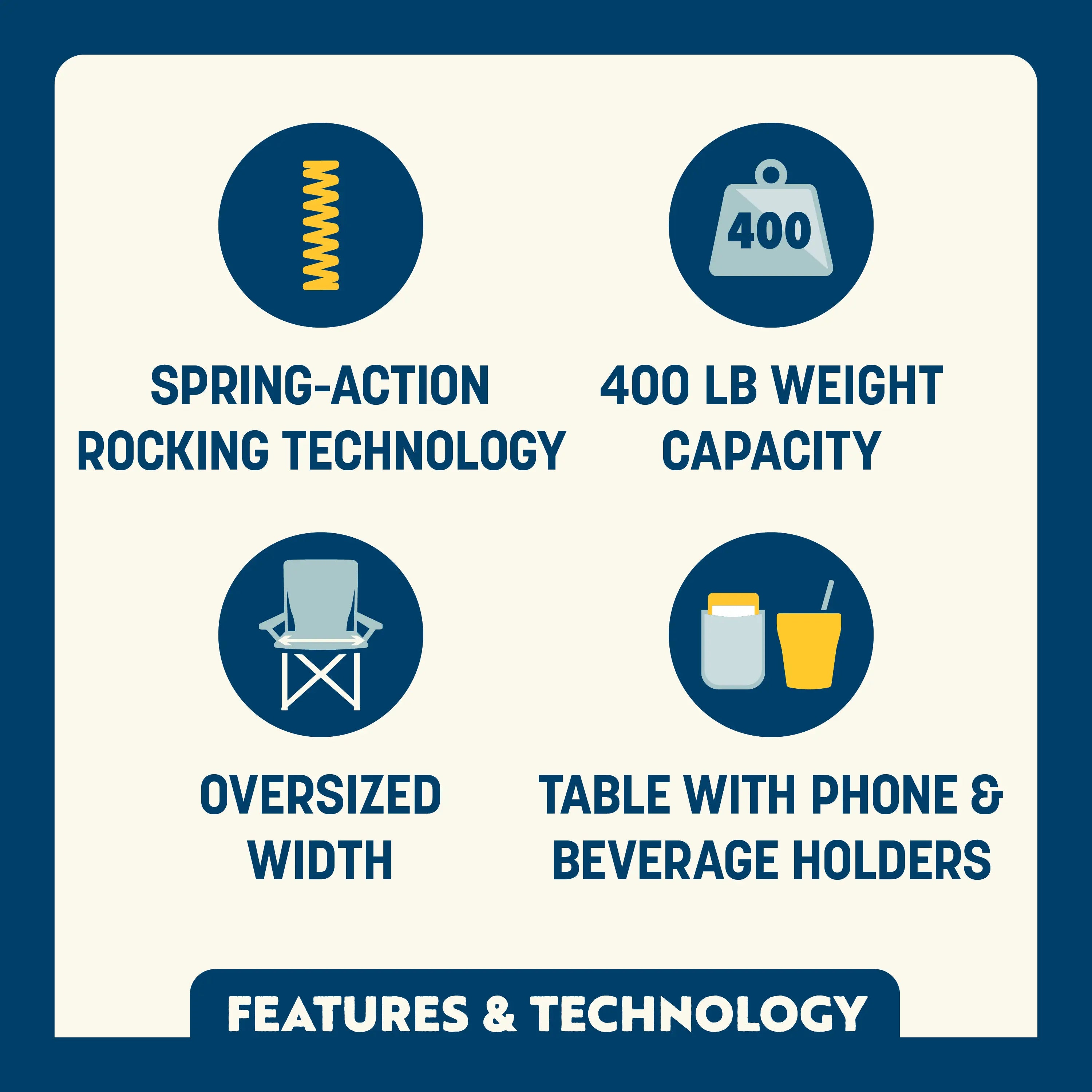 Freestyle Rocker with Side Table Feature & Technology Overview.