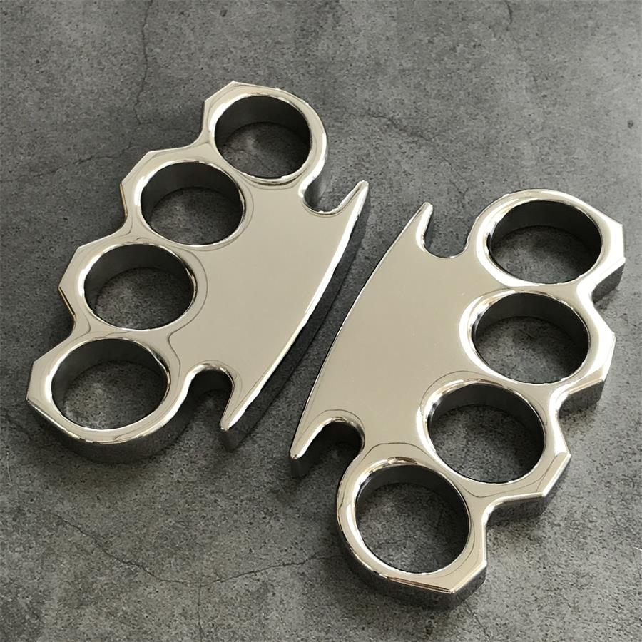 The King Classic Mirror Steel Knuckle Duster Self Defense EDC Tool