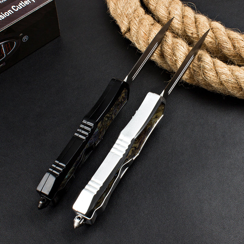 Goddess Bobbi Handle Straight Switchblade