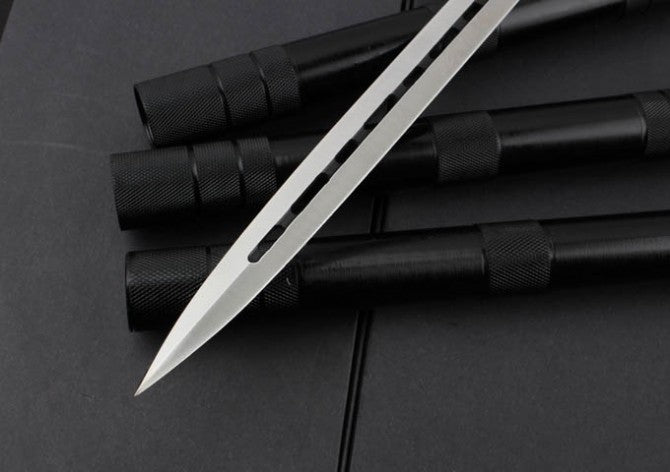 Keepsake Double - Bladed Baton Knife, Four - section Extended Version