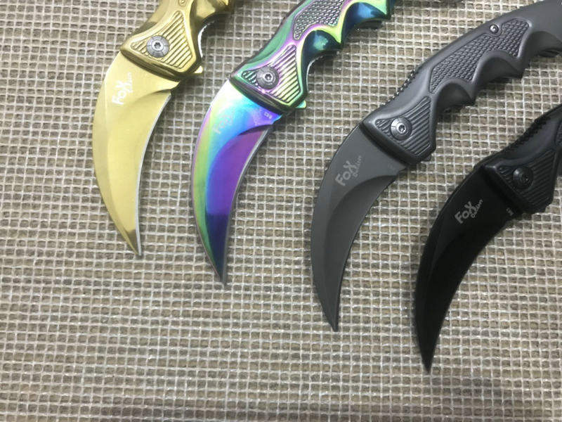 B63 quick-opening folding claw knife