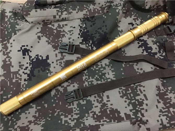 Golden Luxury Baton Knife