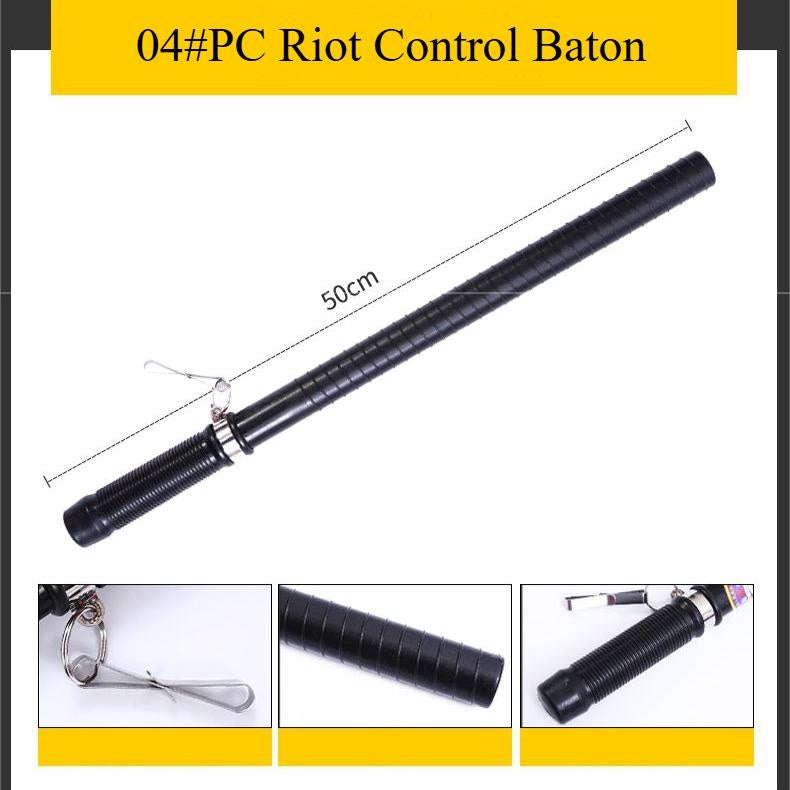 Personal Self-defense Batons, Different Lengths and Materials