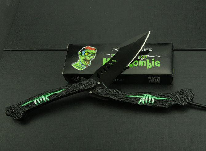 Crazy Zombie Folding Knife