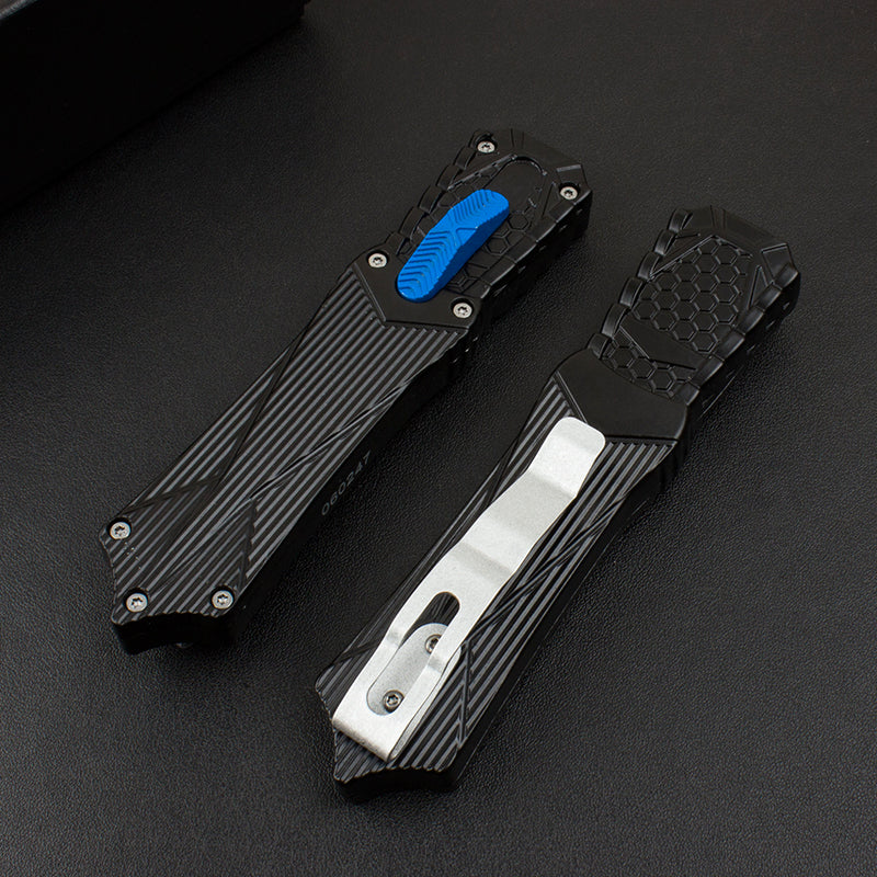 Out-the-Front (OTF) automatic knife