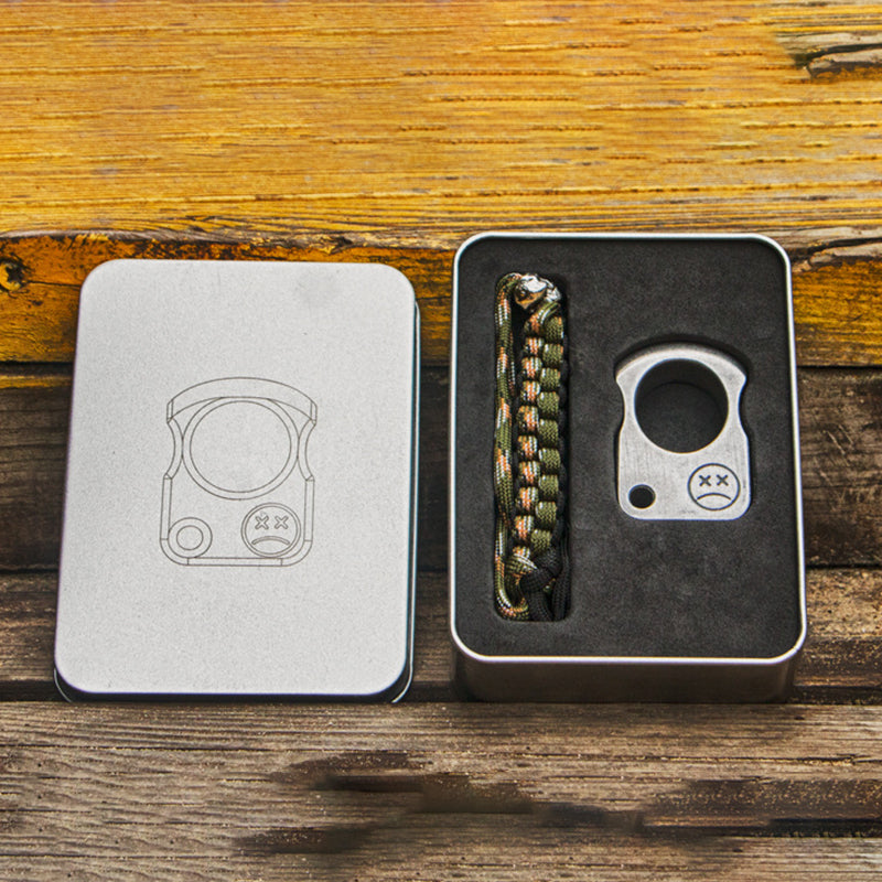 High Quality Steel Self Defense Metal Knuckle Duster Finger Tiger Female Anti Wolf Outdoor Camping Pocket EDC Tool