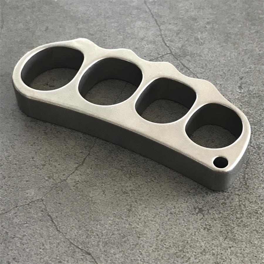 Medium Solid Titanium Pea Knuckle Duster
