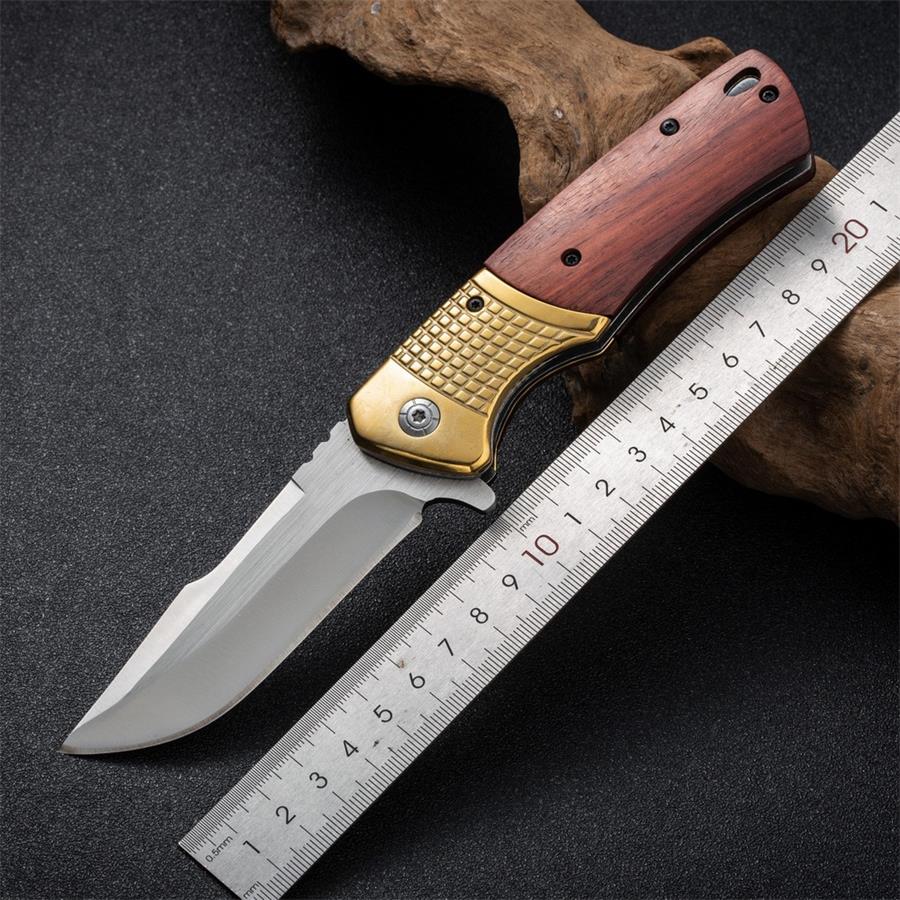 Wooden Handle Outdoor Folding Steel Tool