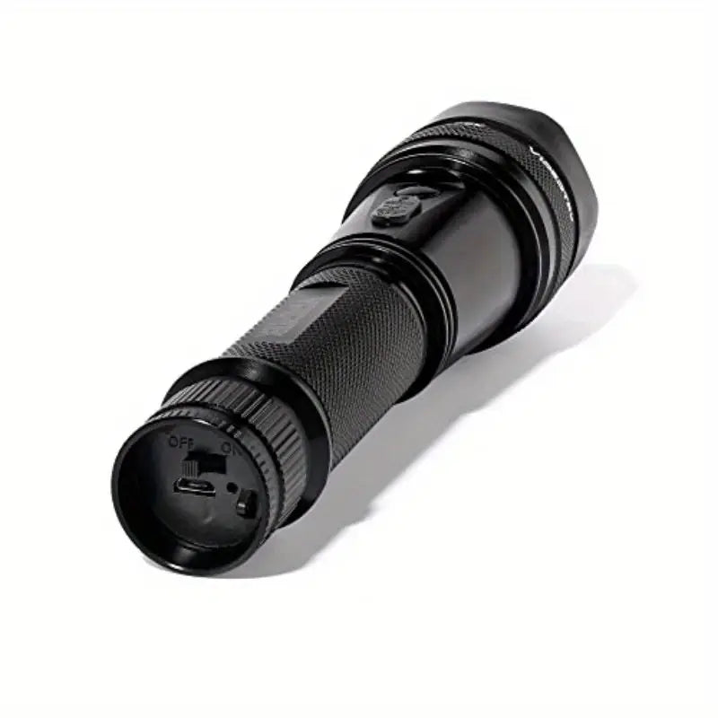 Heavy Duty Aluminum Stun Gun with LED - 10.5" Portable Tactical Stun Gun, Ergonomic Design, Rechargeable & Compact for Self, Hunting, Fishing, Activities, Stun Gun for Hunting, Tactical Gear, Ergonomic Grip, Durable Construction