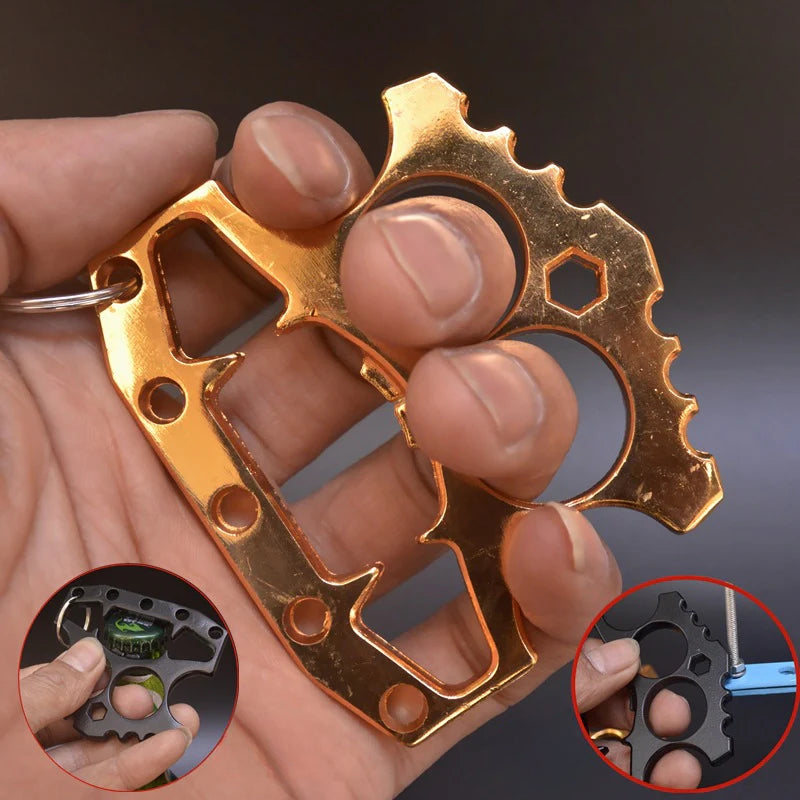 Multifunction Beer Bottle Opener Double Finger EDC Tool
