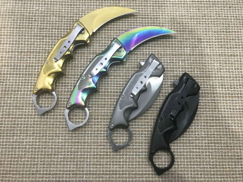B63 quick-opening folding claw knife