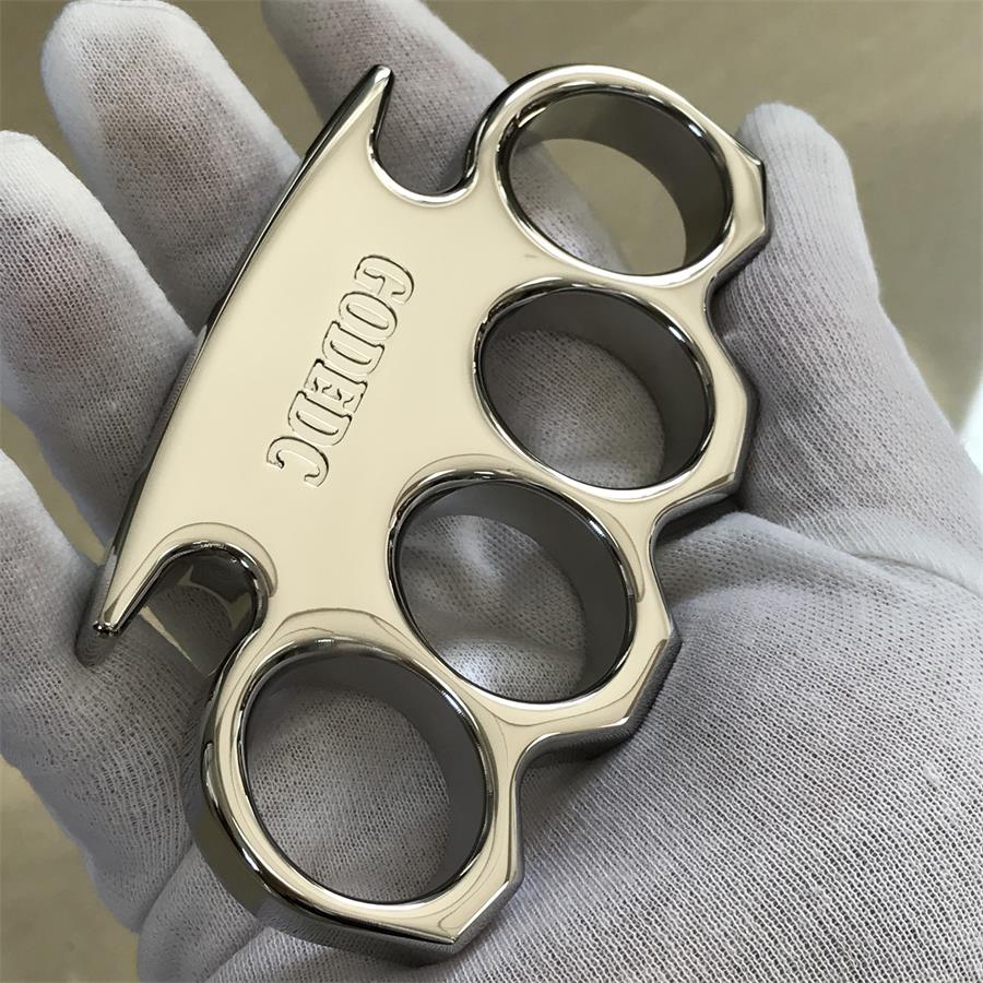The King GODEDC Solid Classic Mirror Steel Knuckle Duster