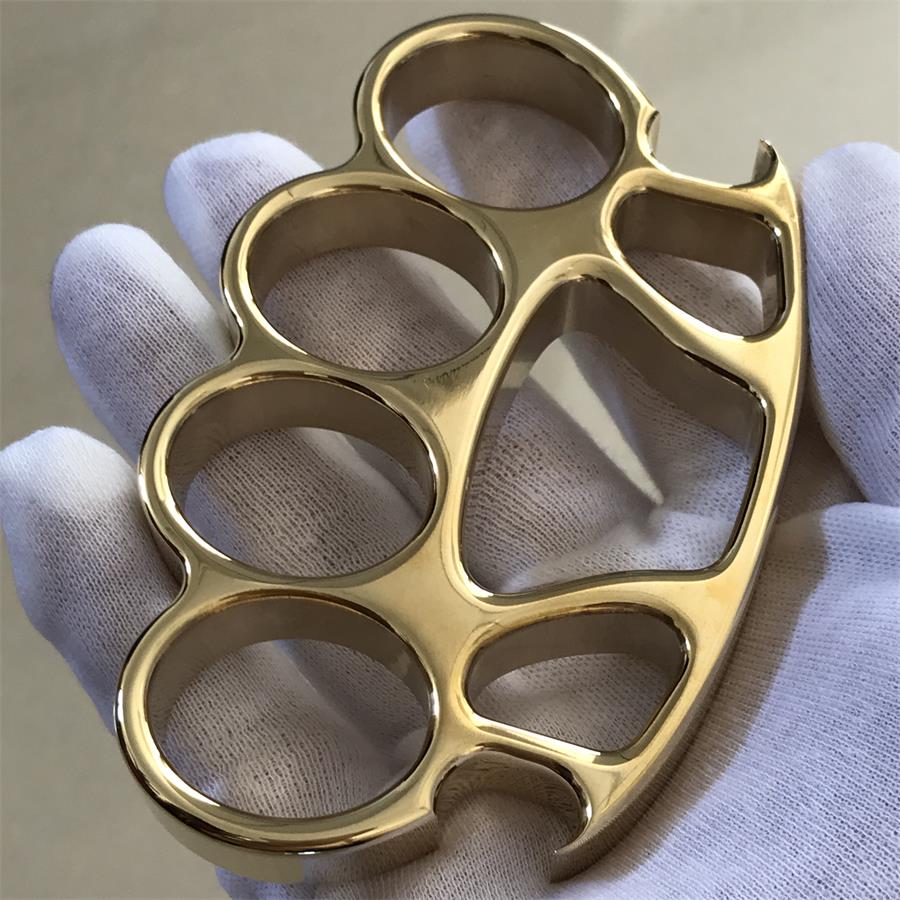 Mate X1 Savage -Mirror Brass Knuckle Duster Bottle Opener EDC Tool