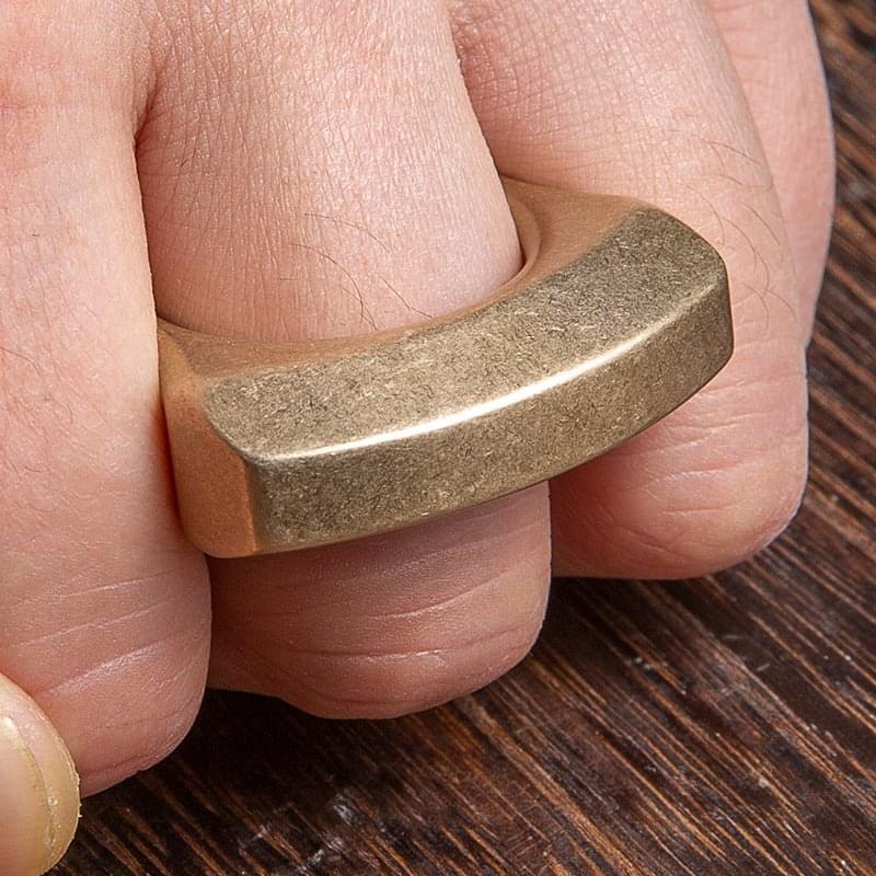 2026 Full Brass Stonewash Bottle Opener Knuck