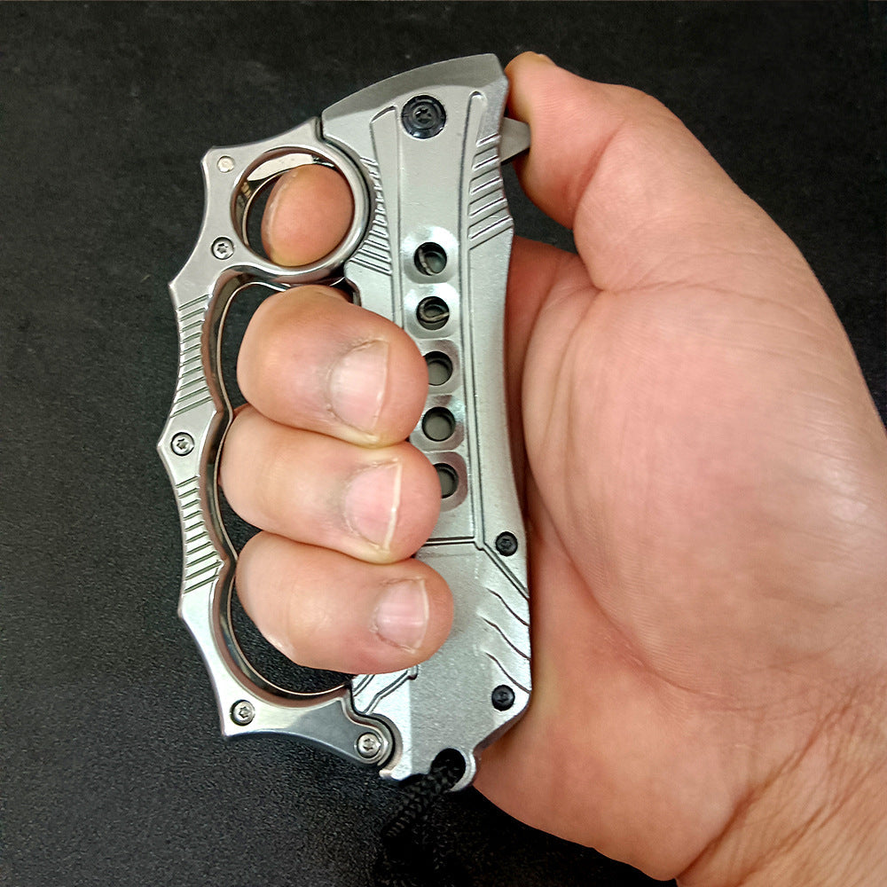 Folding Knuckle Knife Outdoor Self Defense Pocket Knives EDC Tools
