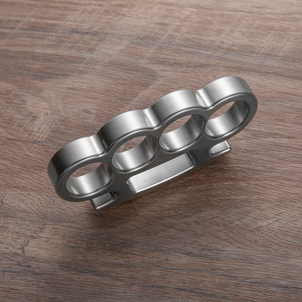 2024 New Four Finger Metal Knuckle Duster Bottle Opener