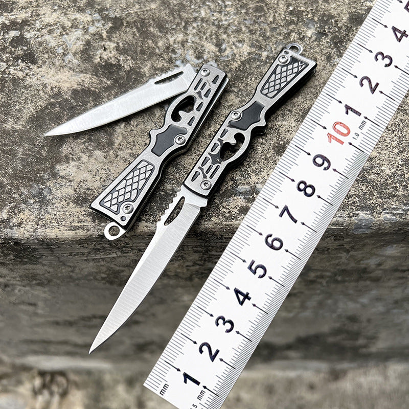 Creative Mini Folding Knife Keychain Pendant Decoration Invisible Knives