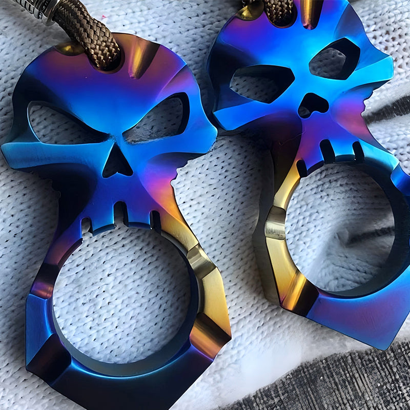 Mini Titanium Knuckle Duster Portable EDC Decoration