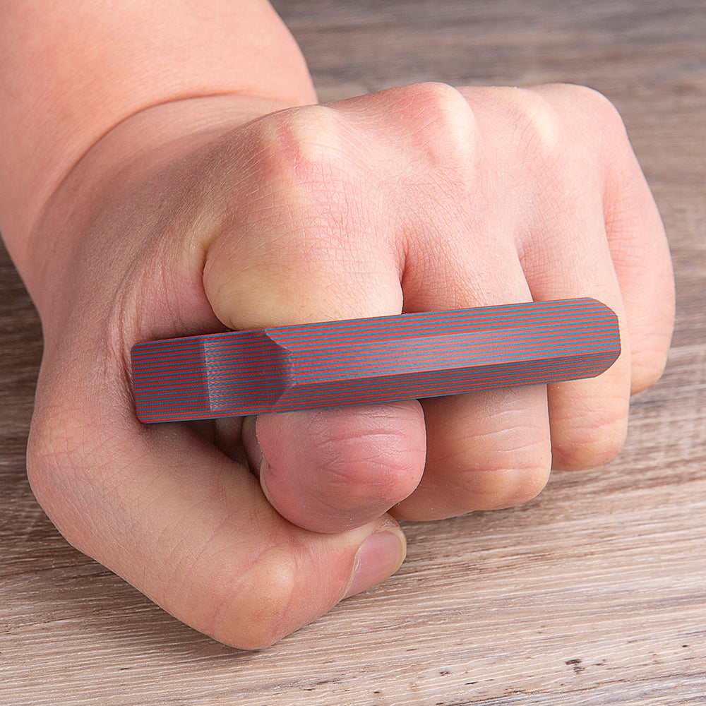 2026 New G10 No Metal 2 Finger Brass Knuckles