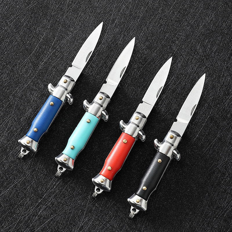 Mini Folding Knife Portable Keychain Pocket Knives Outdoor Defense EDC Tool