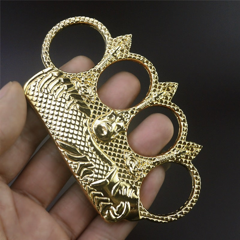 Knuckle Duster Sea King Hand Buckle Fist Buckle Protection Boxing Four Fingers Broken Window Combat Protective Gear EDC Tool