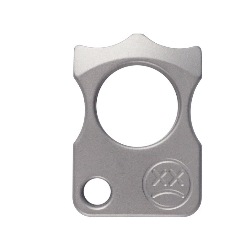 Titanium Knuckle Duster Tiger Finger Self Defense Self Defense Boxing Fighting Finger Buckle Window Breaker EDC Tool
