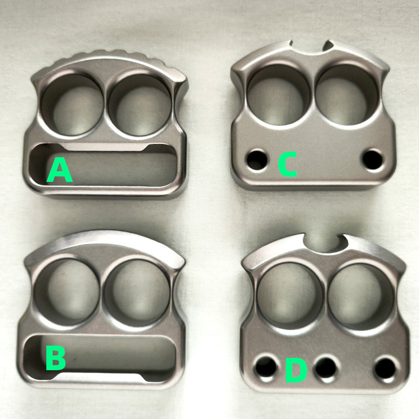 Multifunctional Light Weight Two Hole Titanium Alloy Bottle Opener Easy To Carry