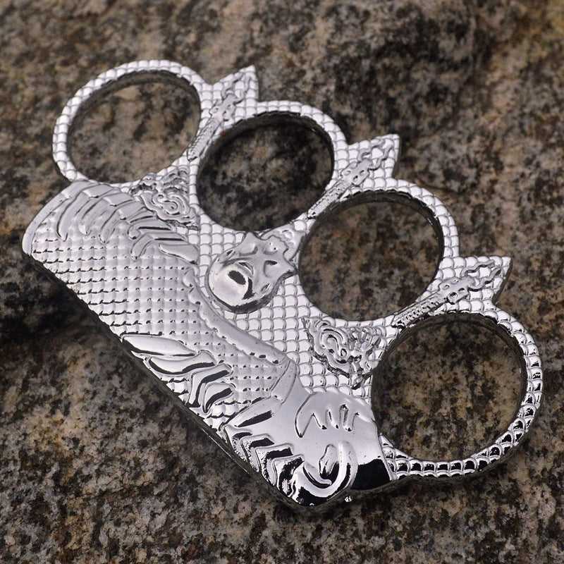 Knuckle Duster Sea King Hand Buckle Fist Buckle Protection Boxing Four Fingers Broken Window Combat Protective Gear EDC Tool